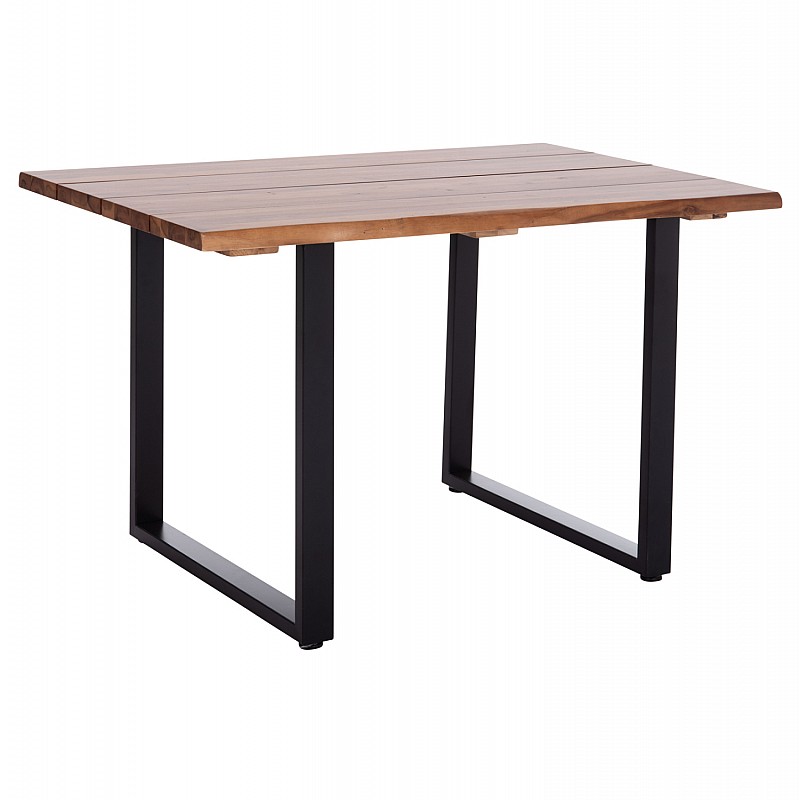 ΤΡΑΠΕΖΙ ΤΡΑΠΕΖΑΡΙΑΣ FRIGGO HM6295.01 ΞΥΛΟ ΑΚΑΚΙΑΣ 3εκ πάχος--ΠΟΔΙΑ ΜΕΤΑΛΛΙΚΑ 120x80x77Υεκ.