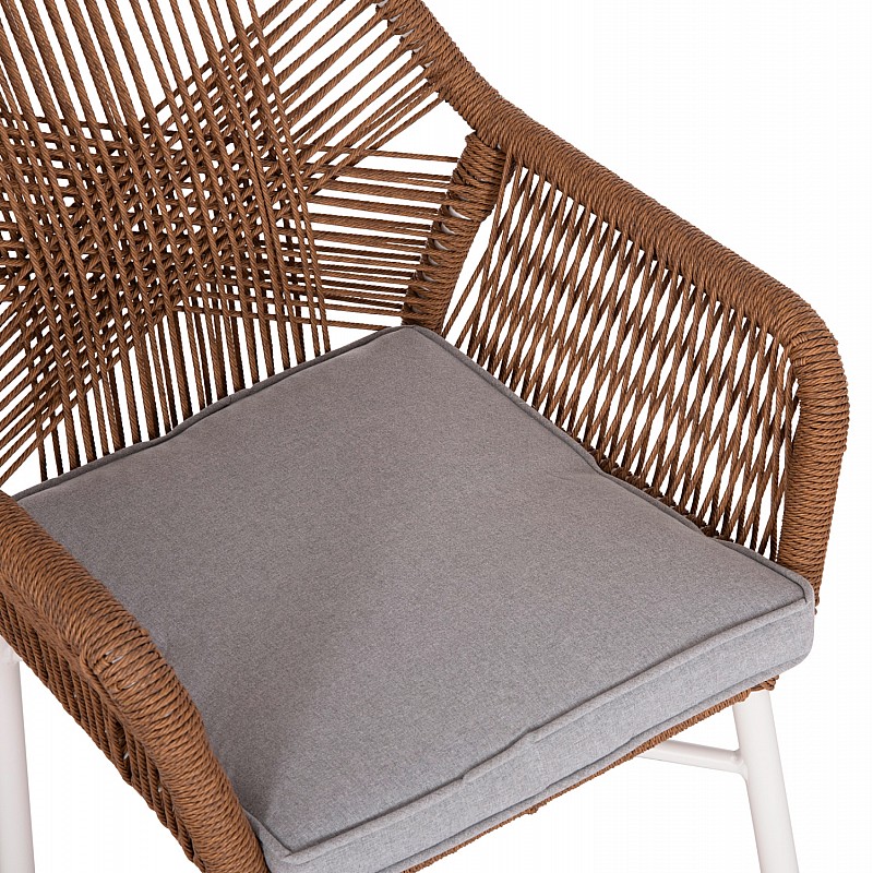 ΠΟΛΥΘΡΟΝΑ TOPIN HM6048.11 ΑΛΟΥΜΙΝΙΟ ΛΕΥΚΟ-P.E. RATTAN ΜΠΕΖ 59x63x81Υεκ ΠΟΛΥΘΡΟΝΑ TOPIN HM6048.11 ΑΛΟΥΜΙΝΙΟ ΛΕΥΚΟ-P.E. RATTAN ΜΠΕΖ 59x63x81Υεκ