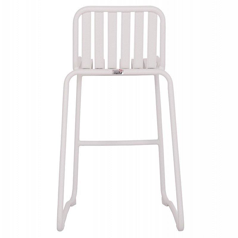 ΣΚΑΜΠΟ ΜΠΑΡ ΑΛΟΥΜΙΝΙΟΥ RACHEL HM6341.02 ΛΕΥΚΟ 47x56,5x98,5Υεκ.