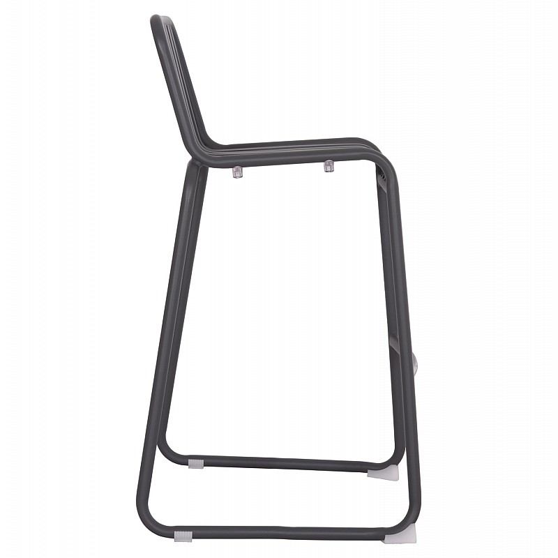 ΣΚΑΜΠΟ ΜΠΑΡ ΑΛΟΥΜΙΝΙΟΥ RACHEL HM6341.01 ΓΚΡΙ 47x56,5x98,5Υεκ.