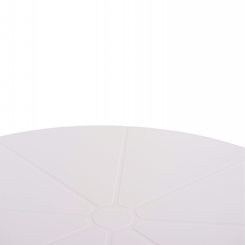 ΤΡΑΠΕΖΙ ΜΠΑΡ ΣΤΡΟΓΓΥΛΟ TERRIN HM6126.11 ΠΟΛΥΠΡΟΠΥΛΕΝΙΟ ΛΕΥΚΟ Φ60x106Υεκ.