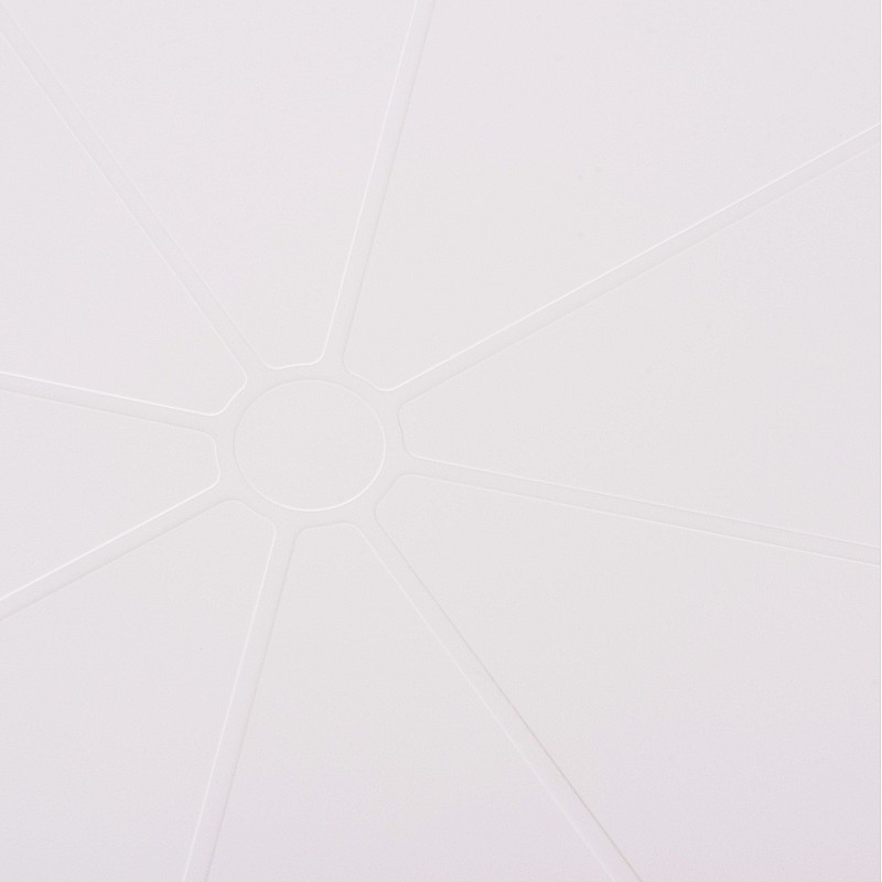 ΤΡΑΠΕΖΙ ΜΠΑΡ ΣΤΡΟΓΓΥΛΟ TERRIN HM6126.11 ΠΟΛΥΠΡΟΠΥΛΕΝΙΟ ΛΕΥΚΟ Φ60x106Υεκ.