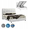 ΚΡEΒΑΤΙ ΜΕ ΑΠΟΘΗΚΕΥΤΙΚΟ ΧΩΡΟ DREAMLET HM716.03 ΛΕΥΚΟ TEDDY ΥΦΑΣΜΑ- ΓΙΑ ΣΤΡΩΜΑ 160x200εκ.