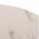ΤΡΑΠΕΖΙ ΤΡΑΠΕΖΑΡΙΑΣ ROLLO HM9421.11 ΣΤΡΟΓΓΥΛΟ WHITE MARBLE Φ90x74Υεκ.