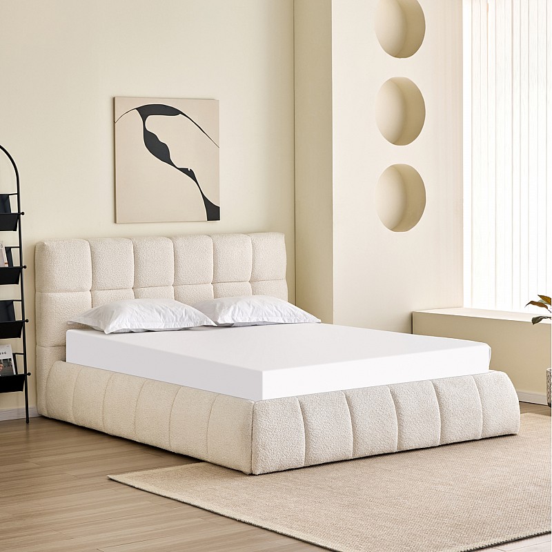 ΚΡΕΒΑΤΙ ΔΙΠΛΟ EDDY HM731.03 ΜΠΕΖ ΜΠΟΥΚΛΕ & ΑΠΟΘΗΚΕΥΤΙΚΟΣ ΧΩΡΟΣ ΓΙΑ  ΣΤΡΩΜΑ 160x200εκ ΚΡΕΒΑΤΙ ΔΙΠΛΟ EDDY HM731.03 ΜΠΕΖ ΜΠΟΥΚΛΕ & ΑΠΟΘΗΚΕΥΤΙΚΟΣ ΧΩΡΟΣ ΓΙΑ  ΣΤΡΩΜΑ 160x200εκ