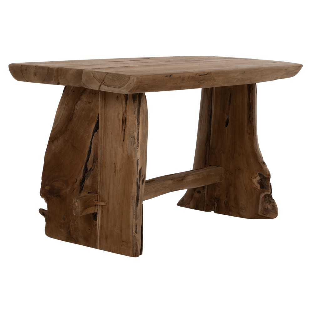 ΠΑΓΚΑΚΙ YEDI HM9347 ΑΠΟ ΜΑΣΙΦ ΞΥΛΟ TEAK ΦΥΣΙΚΟ 80X40X44Y εκ.