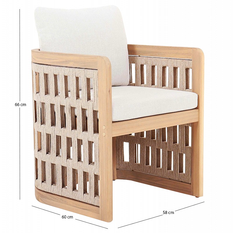 ΠΟΛΥΘΡΟΝΑ ΤΡΑΠΕΖΑΡΙΑΣ LUDVALD SM6445 ΞΥΛΟ ΑΚΑΚΙΑΣ-ΣΧΟΙΝΙ-ΜΠΕΖ ΜΑΞΙΛΑΡΙΑ 58x60x66Υεκ.