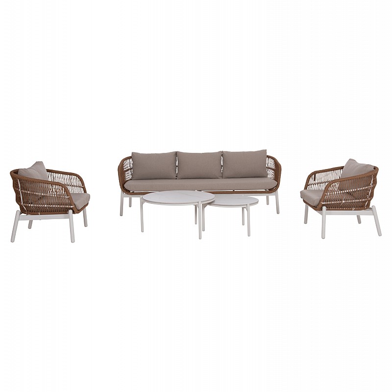 ΣΕΤ ΣΑΛΟΝΙ ΕΞ.ΧΩΡΟΥ 5ΤΜΧ MEMFIS HM6470.03 ΑΛΟΥΜΙΝΙΟ-ΣΧΟΙΝΙ-ΚΕΡΑΜΙΚΟ TOP--ΛΕΥΚΟ