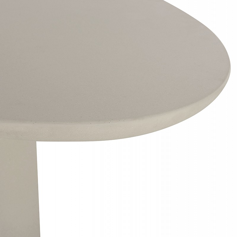 ΤΡΑΠΕΖΙ ΤΡΑΠΕΖΑΡΙΑΣ ΟΒΑΛ BRECCAN HM6577.02 ΜΠΕΖ ΤΣΙΜΕΝΤΟ 240x100x75Υεκ.