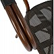 ΠΟΛΥΘΡΟΝΑ ΑΛΟΥΜΙΝΙΟΥ CLAY BAMBOO LOOK ΚΑΦΕ ΜΕ TEXTLINE HM5025 60,5x59x81 cm
