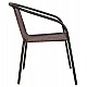 ΠΟΛΥΘΡΟΝΑ ΚΑΡΕΚΛΑ CAMEL HM5015.02 ΚΑΦΕ ΜΕΤΑΛΛΙΚΗ ΜΕ WICKER ΚΑΦΕ 48x48-53x72 cm ΠΟΛΥΘΡΟΝΑ ΚΑΡΕΚΛΑ CAMEL HM5015.02 ΚΑΦΕ ΜΕΤΑΛΛΙΚΗ ΜΕ WICKER ΚΑΦΕ 48x48-53x72 cm