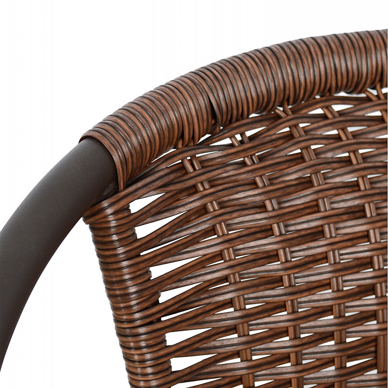 ΠΟΛΥΘΡΟΝΑ ΚΑΡΕΚΛΑ CAMEL HM5015.02 ΚΑΦΕ ΜΕΤΑΛΛΙΚΗ ΜΕ WICKER ΚΑΦΕ 48x48-53x72 cm ΠΟΛΥΘΡΟΝΑ ΚΑΡΕΚΛΑ CAMEL HM5015.02 ΚΑΦΕ ΜΕΤΑΛΛΙΚΗ ΜΕ WICKER ΚΑΦΕ 48x48-53x72 cm
