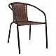 ΠΟΛΥΘΡΟΝΑ ΚΑΡΕΚΛΑ CAMEL HM5015.02 ΚΑΦΕ ΜΕΤΑΛΛΙΚΗ ΜΕ WICKER ΚΑΦΕ 48x48-53x72 cm ΠΟΛΥΘΡΟΝΑ ΚΑΡΕΚΛΑ CAMEL HM5015.02 ΚΑΦΕ ΜΕΤΑΛΛΙΚΗ ΜΕ WICKER ΚΑΦΕ 48x48-53x72 cm