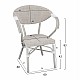 ΠΟΛΥΘΡΟΝΑ ΑΛΟΥΜΙΝΙΟΥ CLAY BAMBOO LOOK ΓΚΡΙ ΠΑΤΙΝΑ ΜΕ TEXTLINE HM5108 57x57x83cm ΠΟΛΥΘΡΟΝΑ ΑΛΟΥΜΙΝΙΟΥ CLAY BAMBOO LOOK ΓΚΡΙ ΠΑΤΙΝΑ ΜΕ TEXTLINE HM5108 57x57x83cm