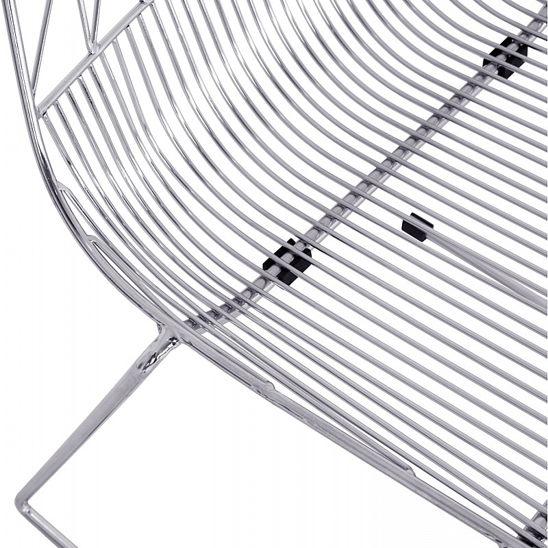 ΚΑΡΕΚΛΑ ΜΕΤΑΛΛΙΚΗ ΑΣΗΜΙ ICARUS HM8010.10 54x57x79cm