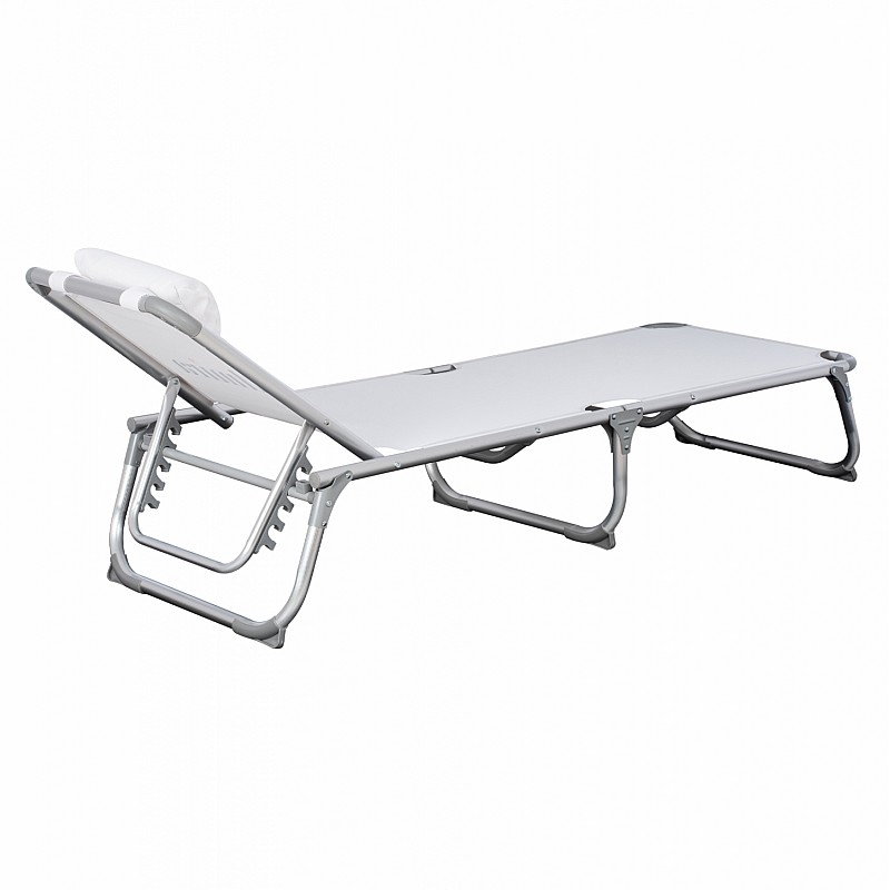 ΞΑΠΛΩΣΤΡΑ ΠΑΡΑΛΙΑΣ ALMIRA HM5054.03 ΒΑΡΕΩΣ ΤΥΠΟΥ ΛΕΥΚΗ ΑΛΟΥΜΙΝΙΟΥ 188x58x31-81 cm. ΞΑΠΛΩΣΤΡΑ ΠΑΡΑΛΙΑΣ ALMIRA HM5054.03 ΒΑΡΕΩΣ ΤΥΠΟΥ ΛΕΥΚΗ ΑΛΟΥΜΙΝΙΟΥ 188x58x31-81 cm.