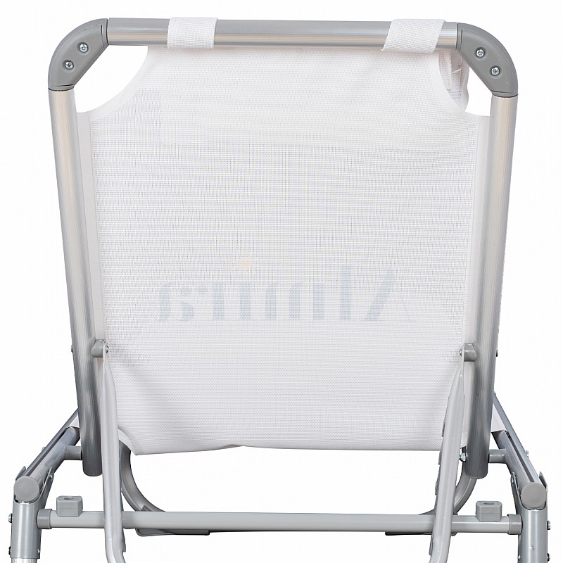 ΞΑΠΛΩΣΤΡΑ ΠΑΡΑΛΙΑΣ ALMIRA HM5054.03 ΒΑΡΕΩΣ ΤΥΠΟΥ ΛΕΥΚΗ ΑΛΟΥΜΙΝΙΟΥ 188x58x31-81 cm. ΞΑΠΛΩΣΤΡΑ ΠΑΡΑΛΙΑΣ ALMIRA HM5054.03 ΒΑΡΕΩΣ ΤΥΠΟΥ ΛΕΥΚΗ ΑΛΟΥΜΙΝΙΟΥ 188x58x31-81 cm.