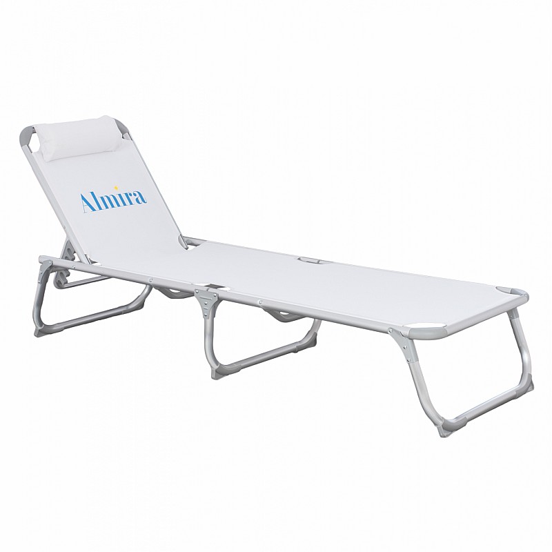 ΞΑΠΛΩΣΤΡΑ ΠΑΡΑΛΙΑΣ ALMIRA HM5054.03 ΒΑΡΕΩΣ ΤΥΠΟΥ ΛΕΥΚΗ ΑΛΟΥΜΙΝΙΟΥ 188x58x31-81 cm. ΞΑΠΛΩΣΤΡΑ ΠΑΡΑΛΙΑΣ ALMIRA HM5054.03 ΒΑΡΕΩΣ ΤΥΠΟΥ ΛΕΥΚΗ ΑΛΟΥΜΙΝΙΟΥ 188x58x31-81 cm.