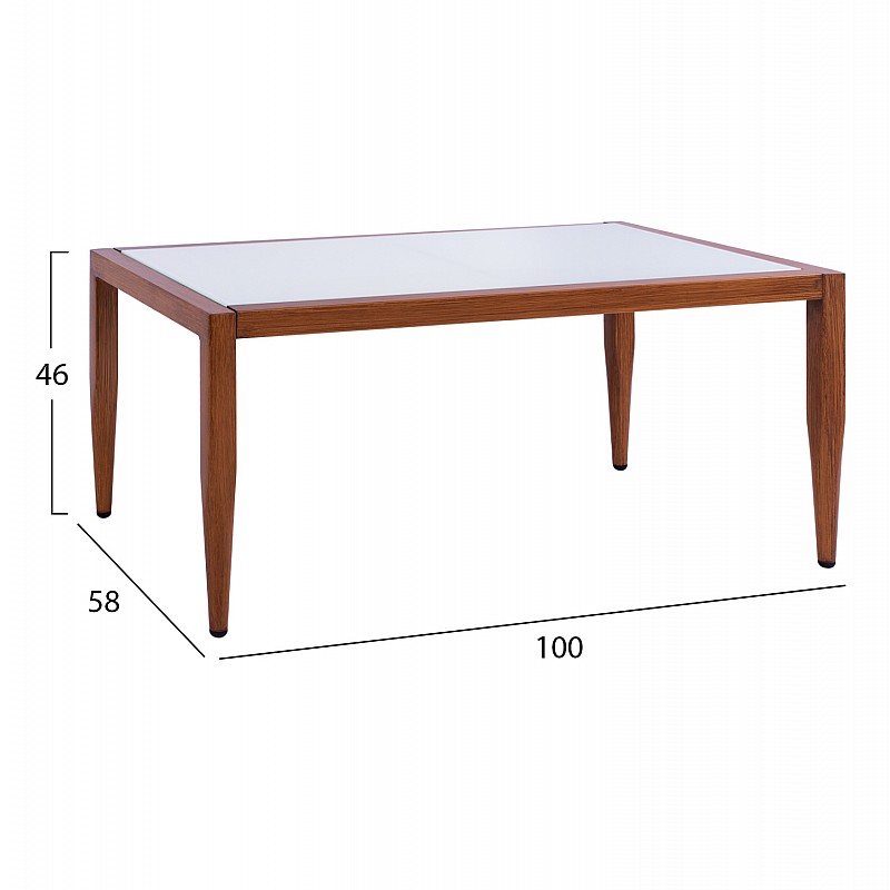 ΤΡΑΠΕΖΙ MEIR ΣΑΛΟΝΙΟΥ ΑΛΟΥΜΙΝΙΟΥ BAMBOO LOOK ΜΕ ΓΥΑΛΙ 100Χ58Χ46 HM5551.01 ΤΡΑΠΕΖΙ MEIR ΣΑΛΟΝΙΟΥ ΑΛΟΥΜΙΝΙΟΥ BAMBOO LOOK ΜΕ ΓΥΑΛΙ 100Χ58Χ46 HM5551.01