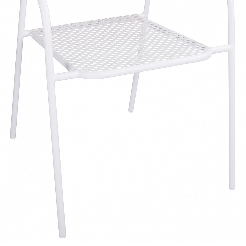ΚΑΡΕΚΛΑ ΜΕΤΑΛΛΙΚΗ ΛΕΥΚΗ THETIS HM5173.12 55x57x79 cm ΚΑΡΕΚΛΑ ΜΕΤΑΛΛΙΚΗ ΛΕΥΚΗ THETIS HM5173.12 55x57x79 cm