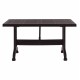 ΤΡΑΠΕΖΙ ΠΟΛΥΠΡΟΠΥΛΕΝΙΟΥ CORNWALL HM5738.03 ΚΑΦΕ 140X80X73.5Yεκ. ΤΡΑΠΕΖΙ ΠΟΛΥΠΡΟΠΥΛΕΝΙΟΥ CORNWALL HM5738.03 ΚΑΦΕ 140X80X73.5Yεκ.