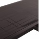 ΤΡΑΠΕΖΙ ΠΟΛΥΠΡΟΠΥΛΕΝΙΟΥ CORNWALL HM5738.03 ΚΑΦΕ 140X80X73.5Yεκ. ΤΡΑΠΕΖΙ ΠΟΛΥΠΡΟΠΥΛΕΝΙΟΥ CORNWALL HM5738.03 ΚΑΦΕ 140X80X73.5Yεκ.