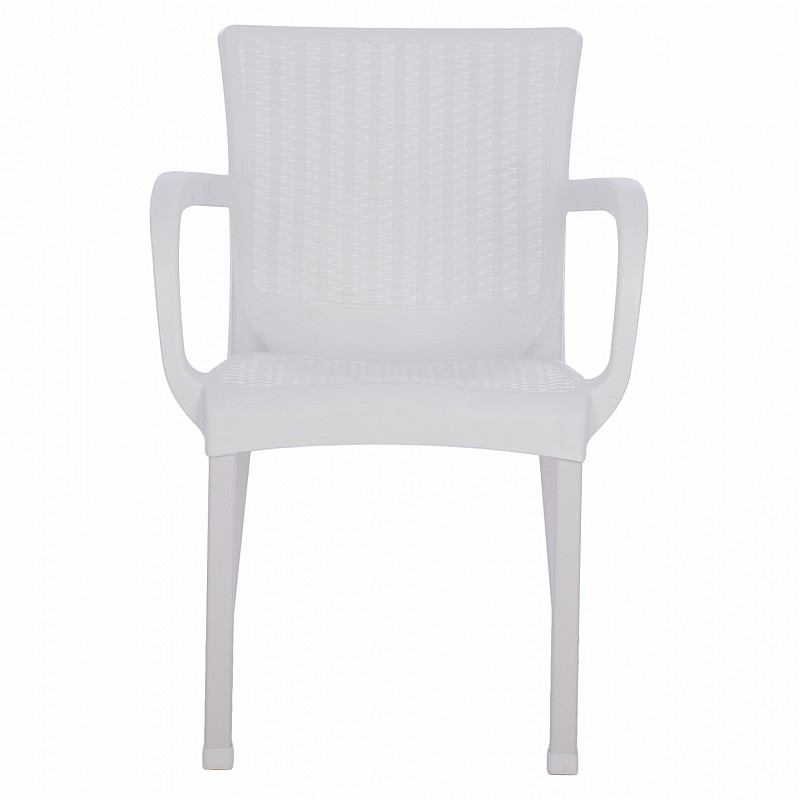 ΠΟΛΥΘΡΟΝΑ ΠΟΛΥΠΡΟΠΥΛΕΝΙΟΥ RATTAN ΠΟΔΙ ALU HM5591.01 ΧΡΩΜΑ ΛΕΥΚΟ 60x60x82 cm ΠΟΛΥΘΡΟΝΑ ΠΟΛΥΠΡΟΠΥΛΕΝΙΟΥ RATTAN ΠΟΔΙ ALU HM5591.01 ΧΡΩΜΑ ΛΕΥΚΟ 60x60x82 cm