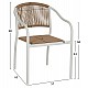 ΠΟΛΥΘΡΟΝΑ ΑΛΟΥΜΙΝΙΟΥ ΛΕΥΚΟ ΜΕ PE RATTAN WICKER HM5856.01 57x63x80Yεκ. ΠΟΛΥΘΡΟΝΑ ΑΛΟΥΜΙΝΙΟΥ ΛΕΥΚΟ ΜΕ PE RATTAN WICKER HM5856.01 57x63x80Yεκ.