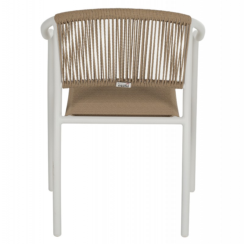 ΠΟΛΥΘΡΟΝΑ ΑΛΟΥΜΙΝΙΟΥ ΛΕΥΚΟ ΜΕ PE RATTAN WICKER HM5856.01 57x63x80Yεκ. ΠΟΛΥΘΡΟΝΑ ΑΛΟΥΜΙΝΙΟΥ ΛΕΥΚΟ ΜΕ PE RATTAN WICKER HM5856.01 57x63x80Yεκ.