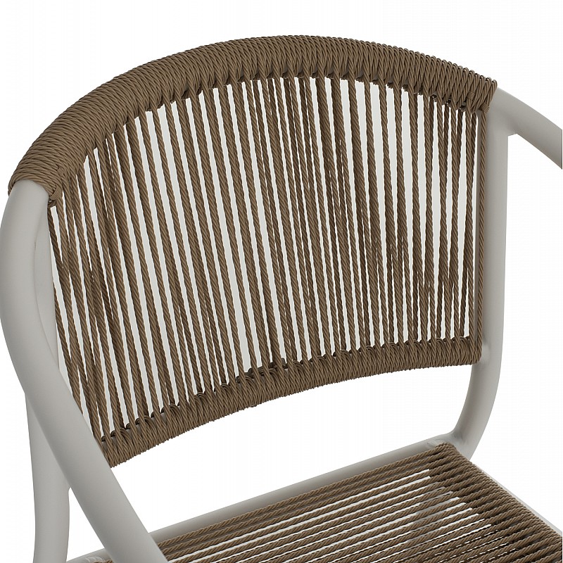 ΠΟΛΥΘΡΟΝΑ ΑΛΟΥΜΙΝΙΟΥ ΛΕΥΚΟ ΜΕ PE RATTAN WICKER HM5856.01 57x63x80Yεκ. ΠΟΛΥΘΡΟΝΑ ΑΛΟΥΜΙΝΙΟΥ ΛΕΥΚΟ ΜΕ PE RATTAN WICKER HM5856.01 57x63x80Yεκ.