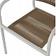 ΠΟΛΥΘΡΟΝΑ ΑΛΟΥΜΙΝΙΟΥ ΛΕΥΚΟ ΜΕ PE RATTAN WICKER HM5856.01 57x63x80Yεκ. ΠΟΛΥΘΡΟΝΑ ΑΛΟΥΜΙΝΙΟΥ ΛΕΥΚΟ ΜΕ PE RATTAN WICKER HM5856.01 57x63x80Yεκ.