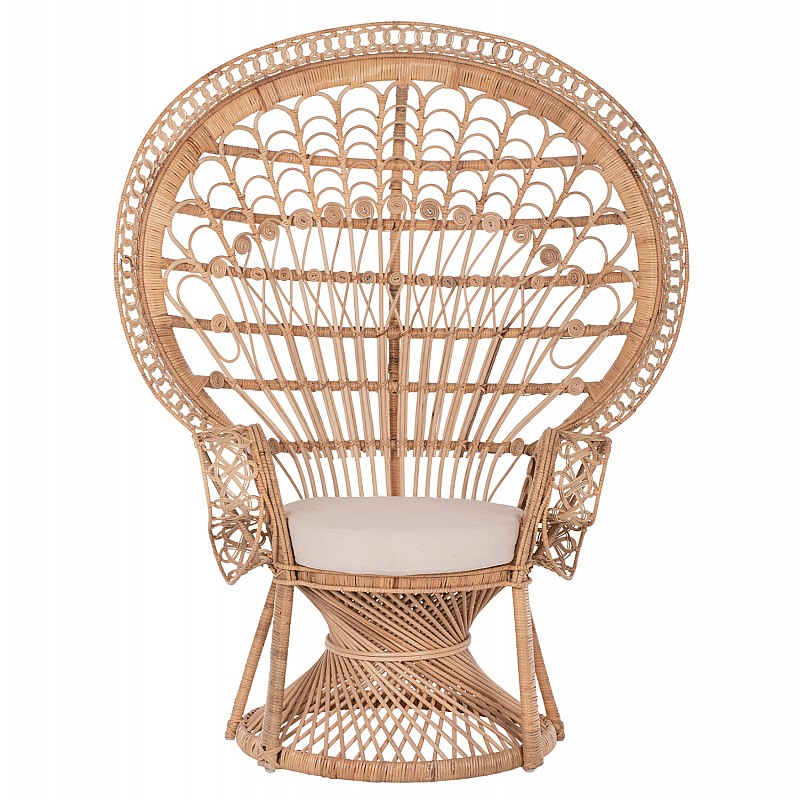 ΠΟΛΥΘΡΟΝΑ ROYAL PEACOCK HM9342 RATTAN ΣΕ ΦΥΣΙΚΟ-ΜΑΞΙΛΑΡΙ ΜΠΕΖ 114x72x150Yεκ. ΠΟΛΥΘΡΟΝΑ ROYAL PEACOCK HM9342 RATTAN ΣΕ ΦΥΣΙΚΟ-ΜΑΞΙΛΑΡΙ ΜΠΕΖ 114x72x150Yεκ.