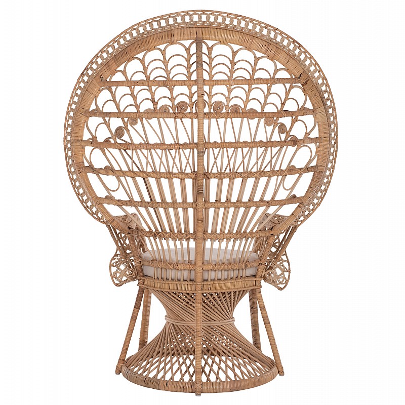 ΠΟΛΥΘΡΟΝΑ ROYAL PEACOCK HM9342 RATTAN ΣΕ ΦΥΣΙΚΟ-ΜΑΞΙΛΑΡΙ ΜΠΕΖ 114x72x150Yεκ. ΠΟΛΥΘΡΟΝΑ ROYAL PEACOCK HM9342 RATTAN ΣΕ ΦΥΣΙΚΟ-ΜΑΞΙΛΑΡΙ ΜΠΕΖ 114x72x150Yεκ.