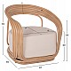 ΠΟΛΥΘΡΟΝΑ DUCHESS ΑΠΟ RATTAN ΦΥΣΙΚΟ-ΕΚΡΟΥ ΜΑΞΙΛΑΡΙ HM9478 81x59x70Y εκ. ΠΟΛΥΘΡΟΝΑ DUCHESS ΑΠΟ RATTAN ΦΥΣΙΚΟ-ΕΚΡΟΥ ΜΑΞΙΛΑΡΙ HM9478 81x59x70Y εκ.