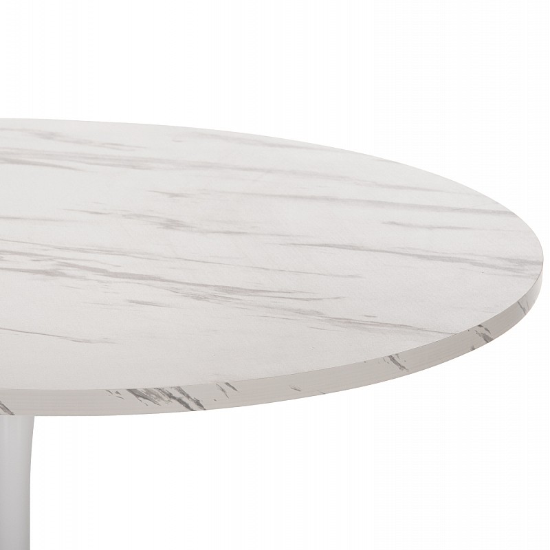 ΤΡΑΠΕΖΙ ΤΡΑΠΕΖΑΡΙΑΣ ROLLO HM9422.01 ΣΤΡΟΓΓΥΛΟ WHITE MARBLE Φ120x74Yεκ. ΤΡΑΠΕΖΙ ΤΡΑΠΕΖΑΡΙΑΣ ROLLO HM9422.01 ΣΤΡΟΓΓΥΛΟ WHITE MARBLE Φ120x74Yεκ.