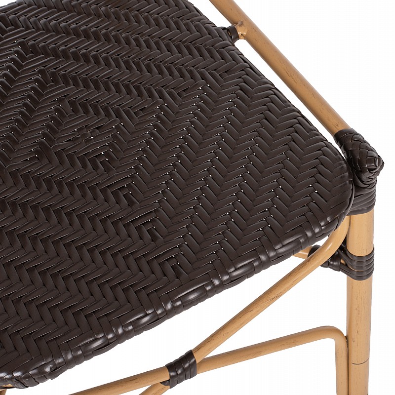 ΚΑΡΕΚΛΑ ΑΛΟΥΜΙΝΙΟΥ BAMBOO LOOK ΜΕ ΚΑΦΕ PE RATTAN HM5925.01 47x58x95Yεκ. ΚΑΡΕΚΛΑ ΑΛΟΥΜΙΝΙΟΥ BAMBOO LOOK ΜΕ ΚΑΦΕ PE RATTAN HM5925.01 47x58x95Yεκ.