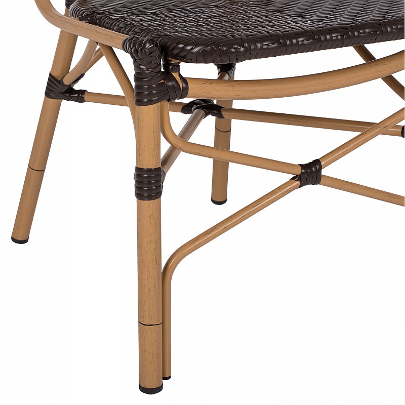 ΚΑΡΕΚΛΑ ΑΛΟΥΜΙΝΙΟΥ BAMBOO LOOK ΜΕ ΚΑΦΕ PE RATTAN HM5925.01 47x58x95Yεκ. ΚΑΡΕΚΛΑ ΑΛΟΥΜΙΝΙΟΥ BAMBOO LOOK ΜΕ ΚΑΦΕ PE RATTAN HM5925.01 47x58x95Yεκ.