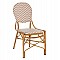 ΚΑΡΕΚΛΑ ΑΛΟΥΜΙΝΙΟΥ BAMBOO LOOK ΦΥΣΙΚΟ - ΛΕΥΚΟ HM5927.03 46x56x95Yεκ.