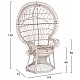 ΠΟΛΥΘΡΟΝΑ ROYAL PEACOCK HM9342.02 RATTAN ΣΕ ΛΕΥΚΟ-ΜΑΞΙΛΑΡΙ ΛΕΥΚΟ 114x72x150Yεκ. ΠΟΛΥΘΡΟΝΑ ROYAL PEACOCK HM9342.02 RATTAN ΣΕ ΛΕΥΚΟ-ΜΑΞΙΛΑΡΙ ΛΕΥΚΟ 114x72x150Yεκ.