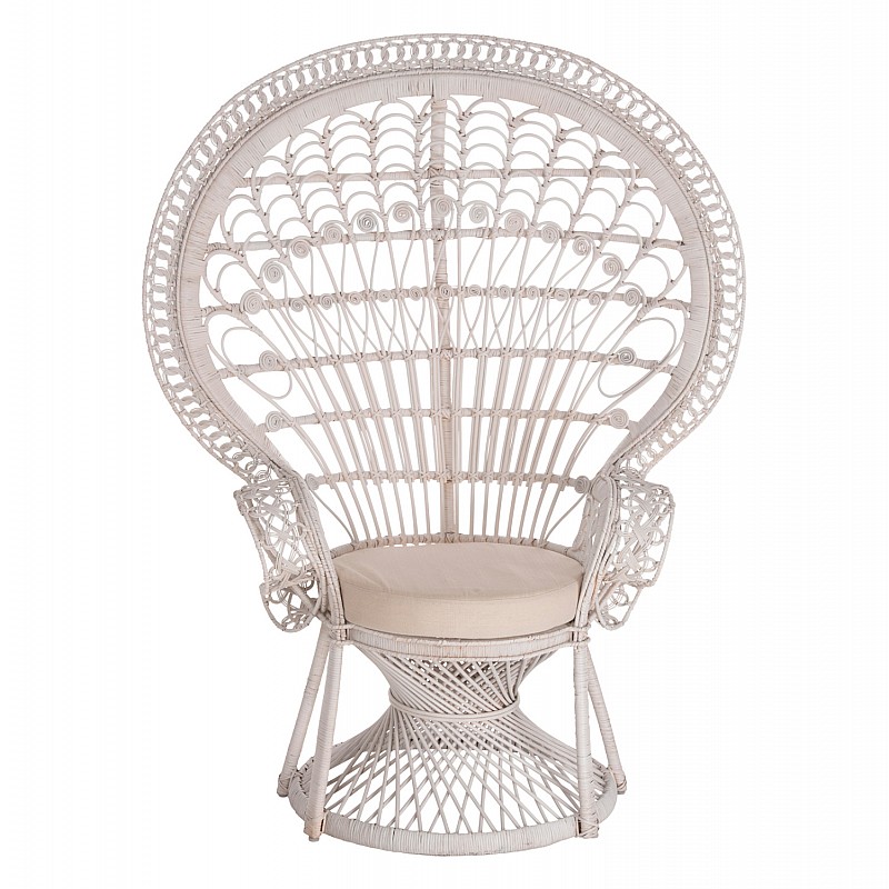 ΠΟΛΥΘΡΟΝΑ ROYAL PEACOCK HM9342.02 RATTAN ΣΕ ΛΕΥΚΟ-ΜΑΞΙΛΑΡΙ ΛΕΥΚΟ 114x72x150Yεκ. ΠΟΛΥΘΡΟΝΑ ROYAL PEACOCK HM9342.02 RATTAN ΣΕ ΛΕΥΚΟ-ΜΑΞΙΛΑΡΙ ΛΕΥΚΟ 114x72x150Yεκ.