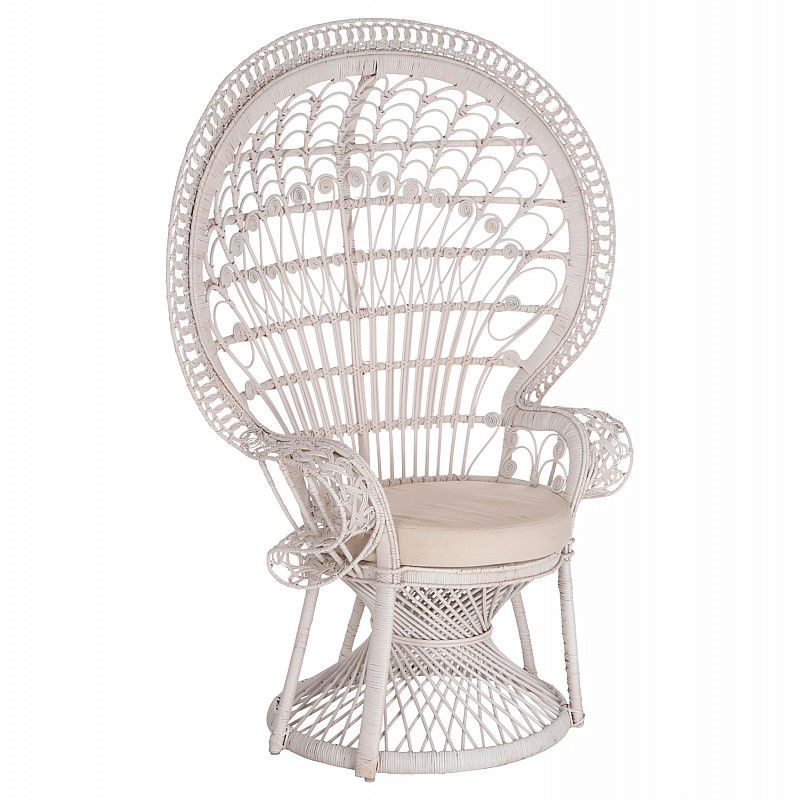 ΠΟΛΥΘΡΟΝΑ ROYAL PEACOCK HM9342.02 RATTAN ΣΕ ΛΕΥΚΟ-ΜΑΞΙΛΑΡΙ ΛΕΥΚΟ 114x72x150Yεκ. ΠΟΛΥΘΡΟΝΑ ROYAL PEACOCK HM9342.02 RATTAN ΣΕ ΛΕΥΚΟ-ΜΑΞΙΛΑΡΙ ΛΕΥΚΟ 114x72x150Yεκ.