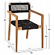 ΠΟΛΥΘΡΟΝΑ CHARLOTTE HM9637.02 ΞΥΛΟ TEAK ΦΥΣΙΚΟ & ΜΑΥΡΟ ΣΧΟΙΝΙ 59x54x83Y εκ. ΠΟΛΥΘΡΟΝΑ CHARLOTTE HM9637.02 ΞΥΛΟ TEAK ΦΥΣΙΚΟ & ΜΑΥΡΟ ΣΧΟΙΝΙ 59x54x83Y εκ.