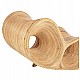 ΠΟΛΥΘΡΟΝΑ CURVY LOUNGE HM9645.01 ΑΠΟ RATTAN ΣΕ ΦΥΣΙΚΗ ΑΠΟΧΡΩΣΗ 63x128x97Y εκ.