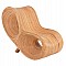 ΠΟΛΥΘΡΟΝΑ CURVY LOUNGE HM9645.01 ΑΠΟ RATTAN ΣΕ ΦΥΣΙΚΗ ΑΠΟΧΡΩΣΗ 63x128x97Y εκ.