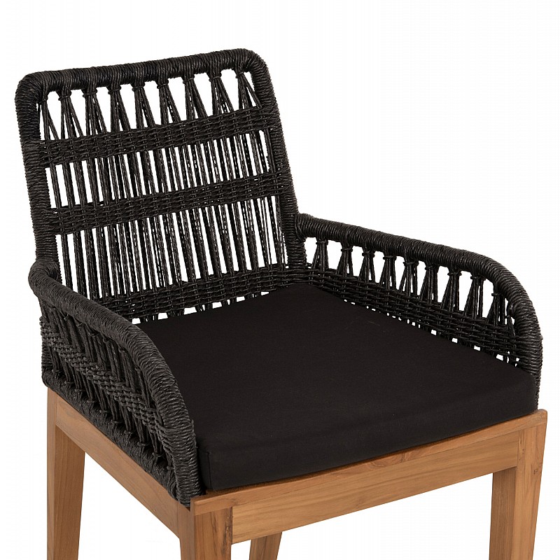 ΠΟΛΥΘΡΟΝΑ STARDOM HM9760.03 ΞΥΛΟ ΤΕΑΚ ΣΕ ΜΕΛΙ ΚΑΙ ΜΑΥΡΟ ΣΧΟΙΝΙ 57x65x83Yεκ.