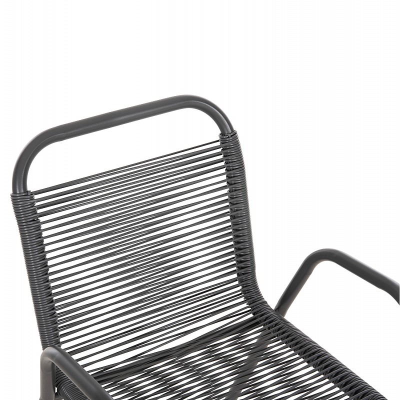 ΠΟΛΥΘΡΟΝΑ ΕΞ.ΧΩΡΟΥ AVRIL HM5968.01 ΜΕΤΑΛΛΟ ΚΑΙ ΣΥΝΘ.RATTAN ΣΕ ΓΚΡΙ 54,5x56x78Υεκ.