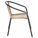ΠΟΛΥΘΡΟΝΑ SWIFTER HM5969.02 ΜΕΤΑΛΛΟ ΓΚΡΙ-ΣΥΝΘ. RATTAN ΣΕ ΦΥΣΙΚΟ 54x61x75Υεκ.
