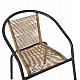 ΠΟΛΥΘΡΟΝΑ SWIFTER HM5969.02 ΜΕΤΑΛΛΟ ΓΚΡΙ-ΣΥΝΘ. RATTAN ΣΕ ΦΥΣΙΚΟ 54x61x75Υεκ.