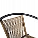 ΠΟΛΥΘΡΟΝΑ SWIFTER HM5969.02 ΜΕΤΑΛΛΟ ΓΚΡΙ-ΣΥΝΘ. RATTAN ΣΕ ΦΥΣΙΚΟ 54x61x75Υεκ.