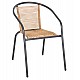 ΠΟΛΥΘΡΟΝΑ SWIFTER HM5969.02 ΜΕΤΑΛΛΟ ΓΚΡΙ-ΣΥΝΘ. RATTAN ΣΕ ΦΥΣΙΚΟ 54x61x75Υεκ.